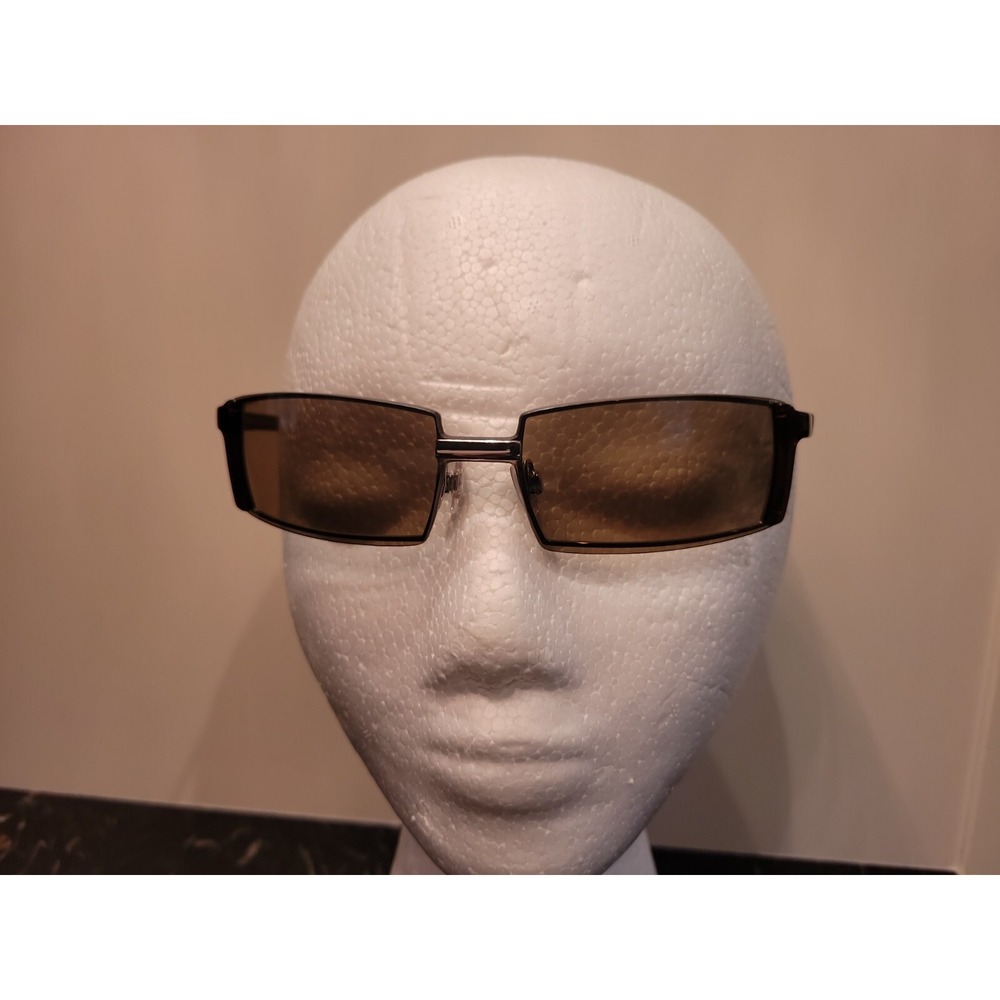 Authentic Versus/Versace L87 G94 581 brown rectangle sunglasses w/Case